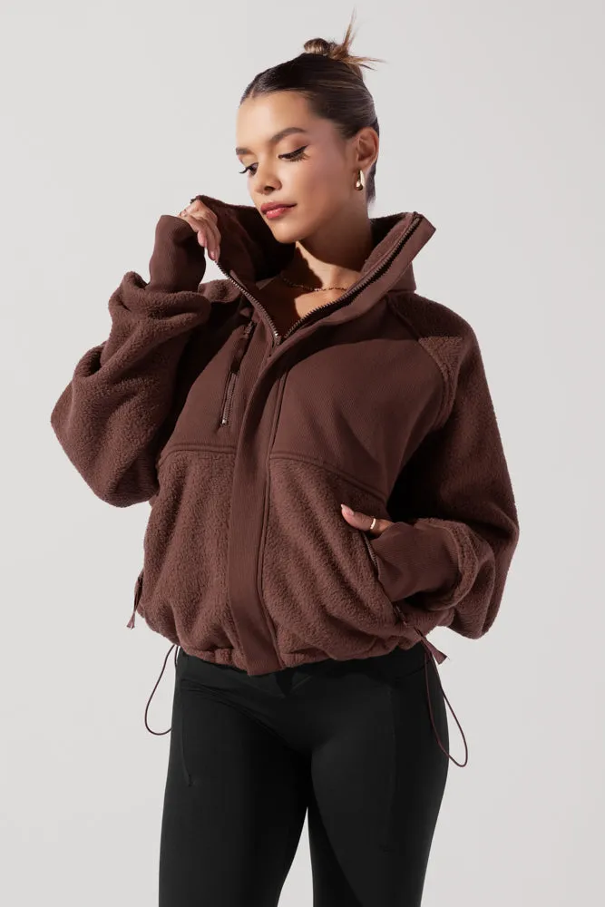Find Your Inner Fleece Jacket - Chocolate sold by POPFLEX product image thumbnail 4