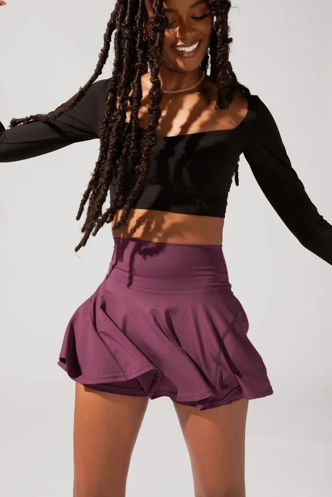 Twirl Skort - Plum sold by POPFLEX product image thumbnail 5