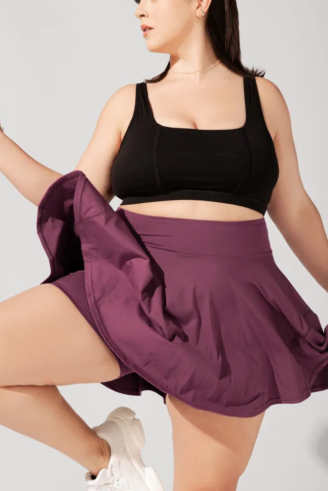 Twirl Skort - Plum sold by POPFLEX product image thumbnail 2