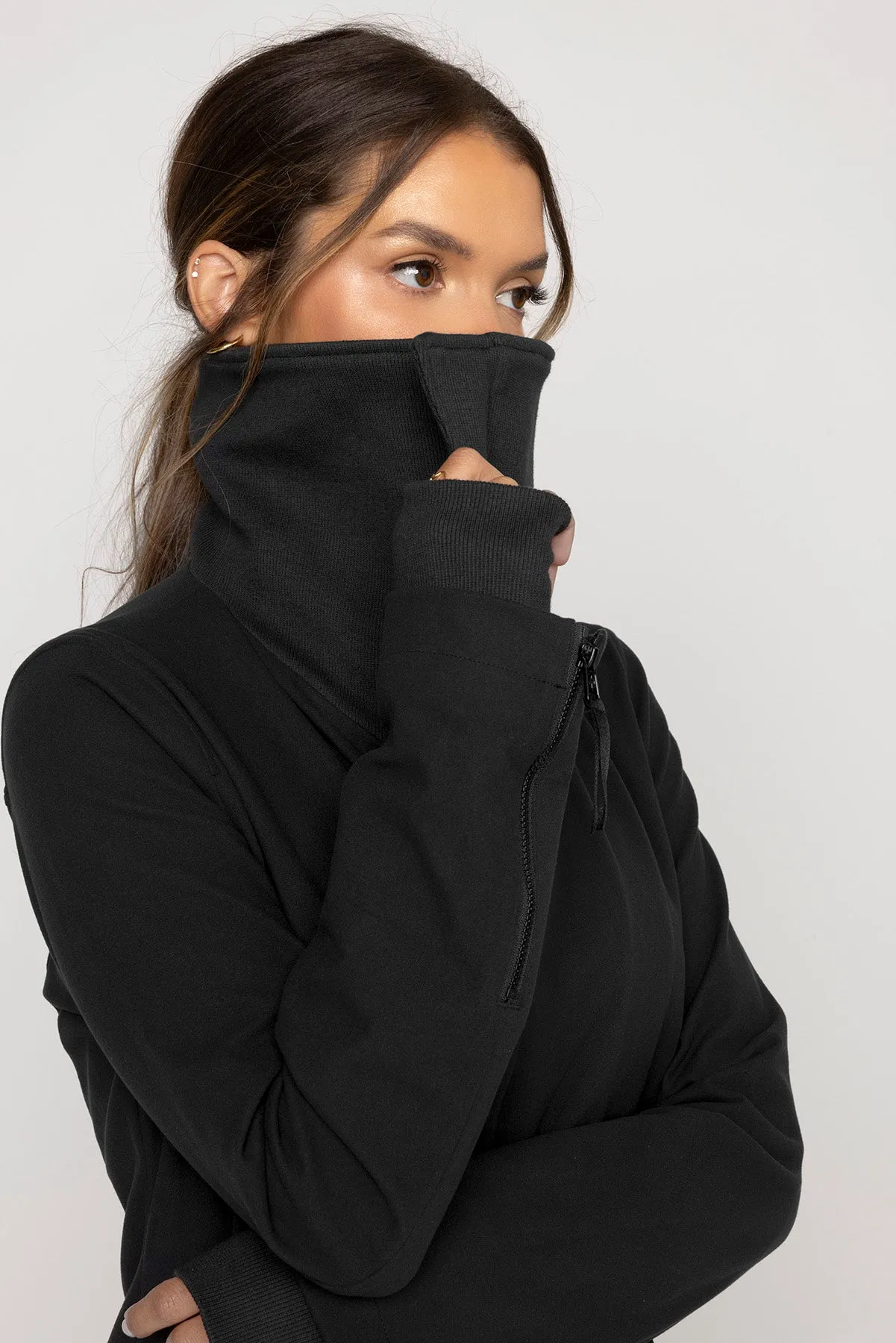 Heart Racer Moto Jacket - Black sold by POPFLEX product image thumbnail 5