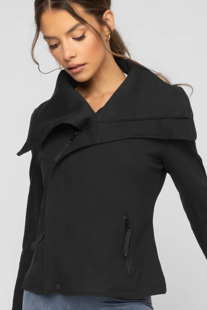 Heart Racer Moto Jacket - Black sold by POPFLEX