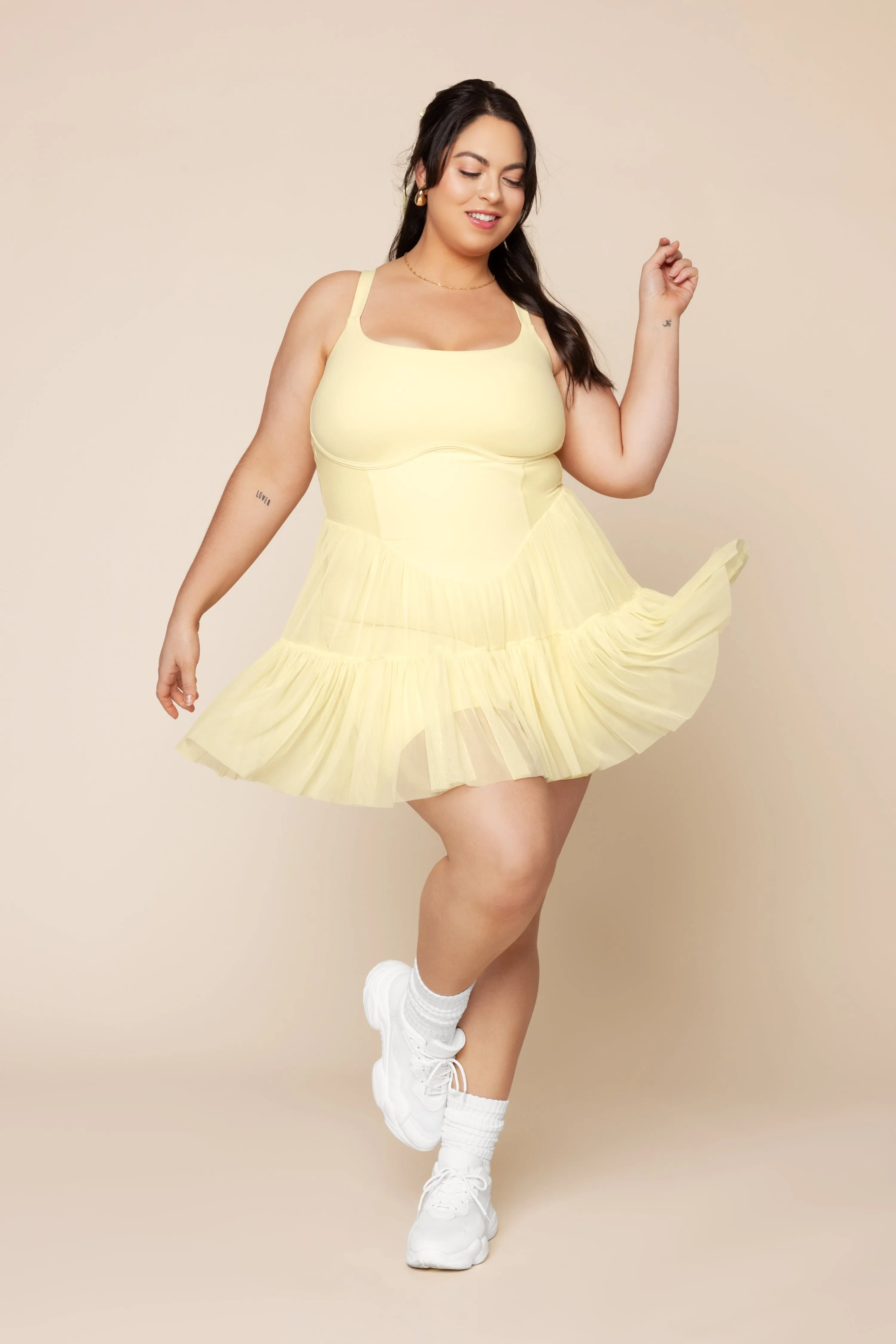 Corset Pirouette Dress - Buttercream sold by POPFLEX product image thumbnail 2