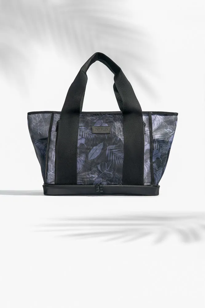Big Beach Carryall Bag - Midnight Palm sold by POPFLEX