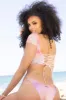Coastline Cap Sleeve Bikini Top - Floral Haze sold by POPFLEX