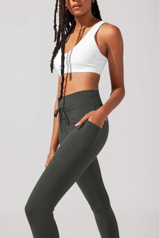 Cargo Leggings with Pockets (Pet Hair Resistant) - Forestwood sold by POPFLEX product image thumbnail 5