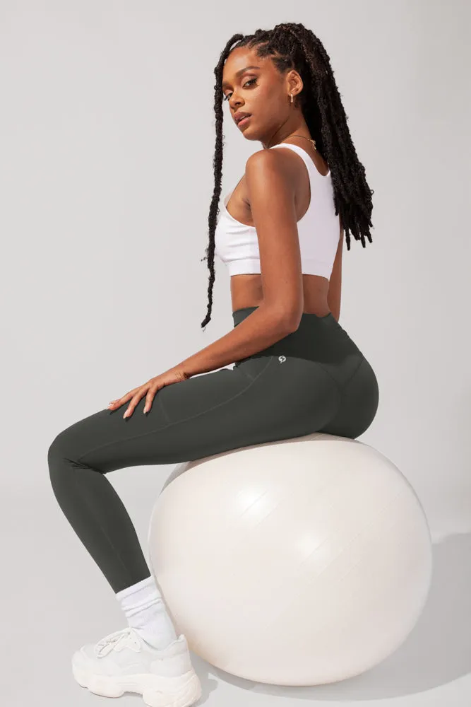 Cargo Leggings with Pockets (Pet Hair Resistant) - Forestwood sold by POPFLEX product image thumbnail 3