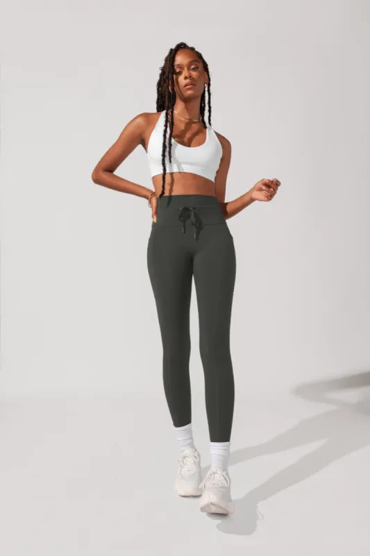 Cargo Leggings with Pockets (Pet Hair Resistant) - Forestwood sold by POPFLEX