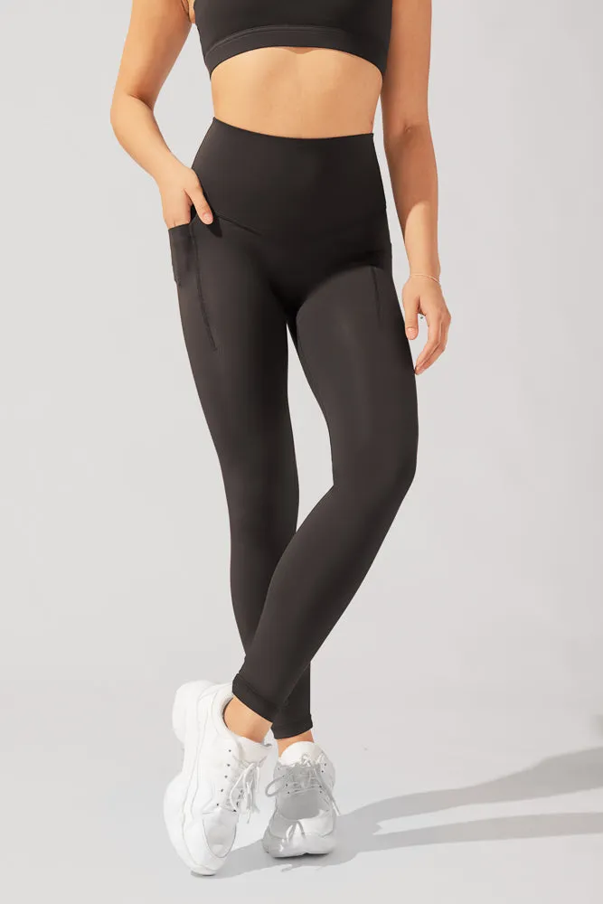 Supersculpt™ Leggings with Pockets (Pet Hair Resistant) - Black sold by POPFLEX