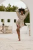 I Need a Vacation Shirt Dress with Pockets - Sand Dune sold by POPFLEX
