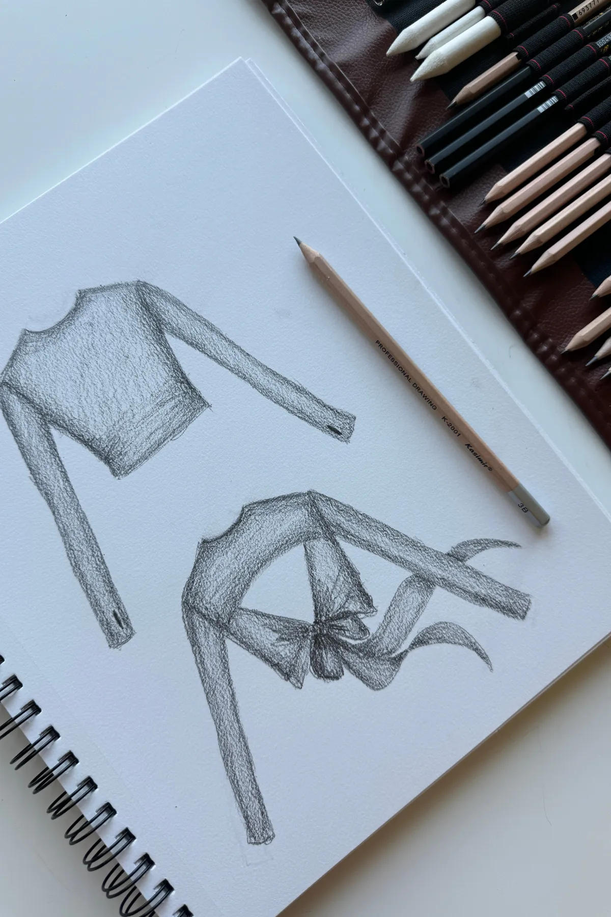 Bow Back Mesh Reversible Long Sleeve Top - Iris sold by POPFLEX product image thumbnail 3