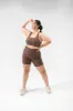 Supersculpt™ Shorts With Pockets (Soft Touch) - Mocha sold by POPFLEX