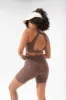 Supersculpt™ Shorts With Pockets (Soft Touch) - Mocha sold by POPFLEX