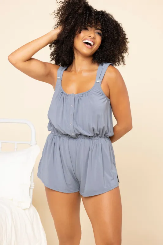 In Your Dreams Romper - Sleepy Blue sold by POPFLEX