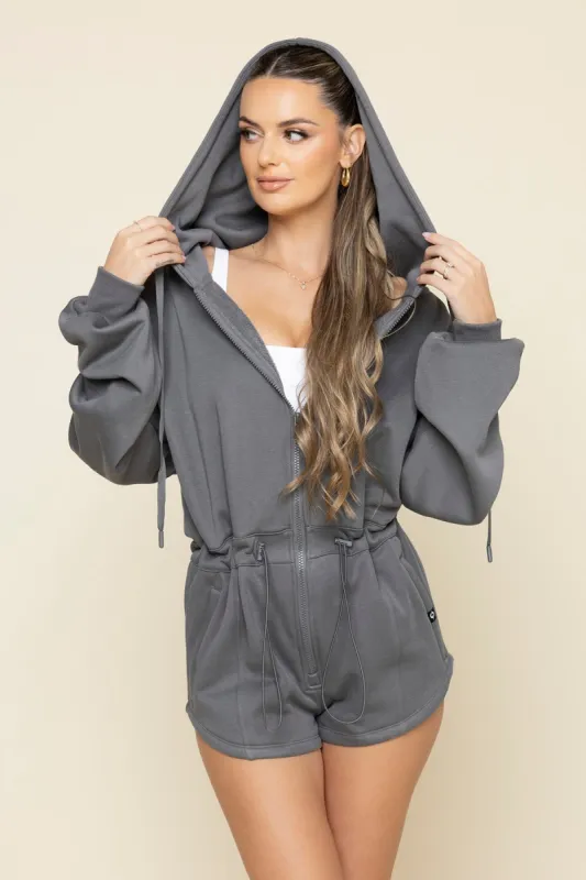 Cloud Romper - Smoke sold by POPFLEX