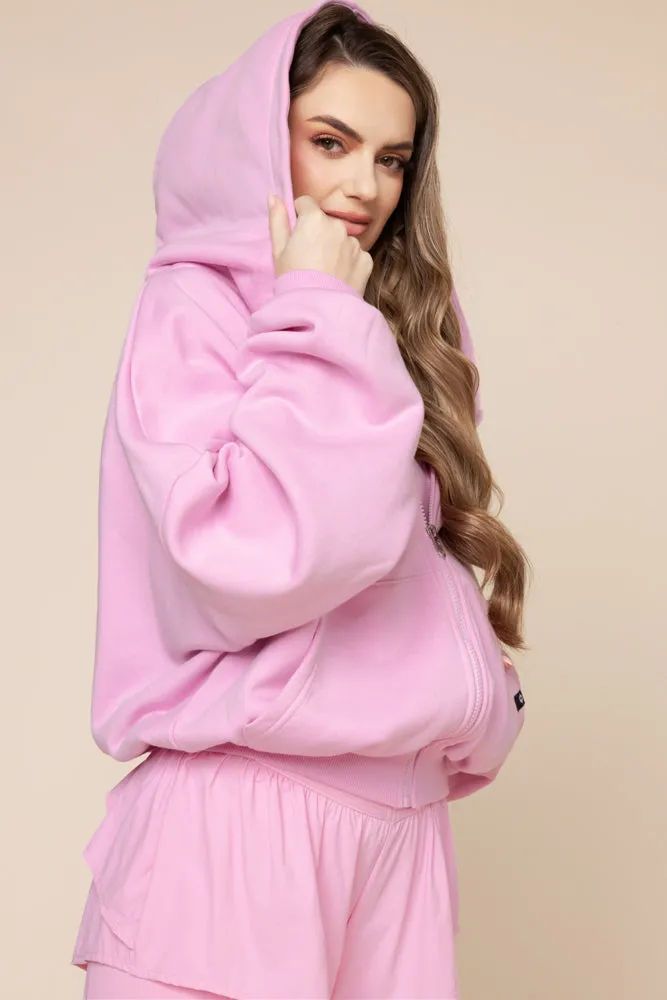Zip Cloud Hoodie - Bubblegum sold by POPFLEX product image thumbnail 2