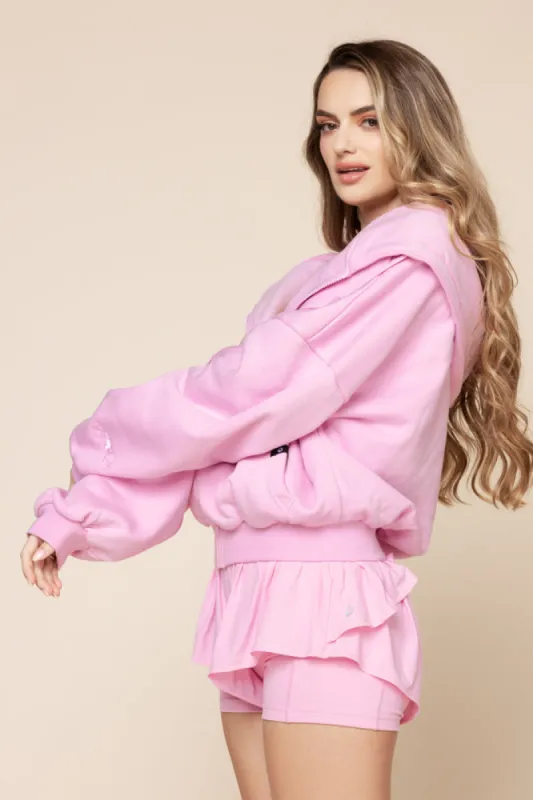 Zip Cloud Hoodie - Bubblegum sold by POPFLEX