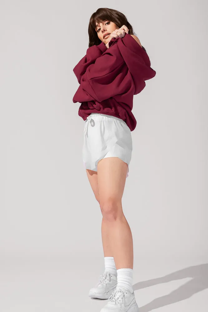 Zip Cloud Hoodie - Crimson sold by POPFLEX product image thumbnail 4