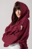 Zip Cloud Hoodie - Crimson sold by POPFLEX