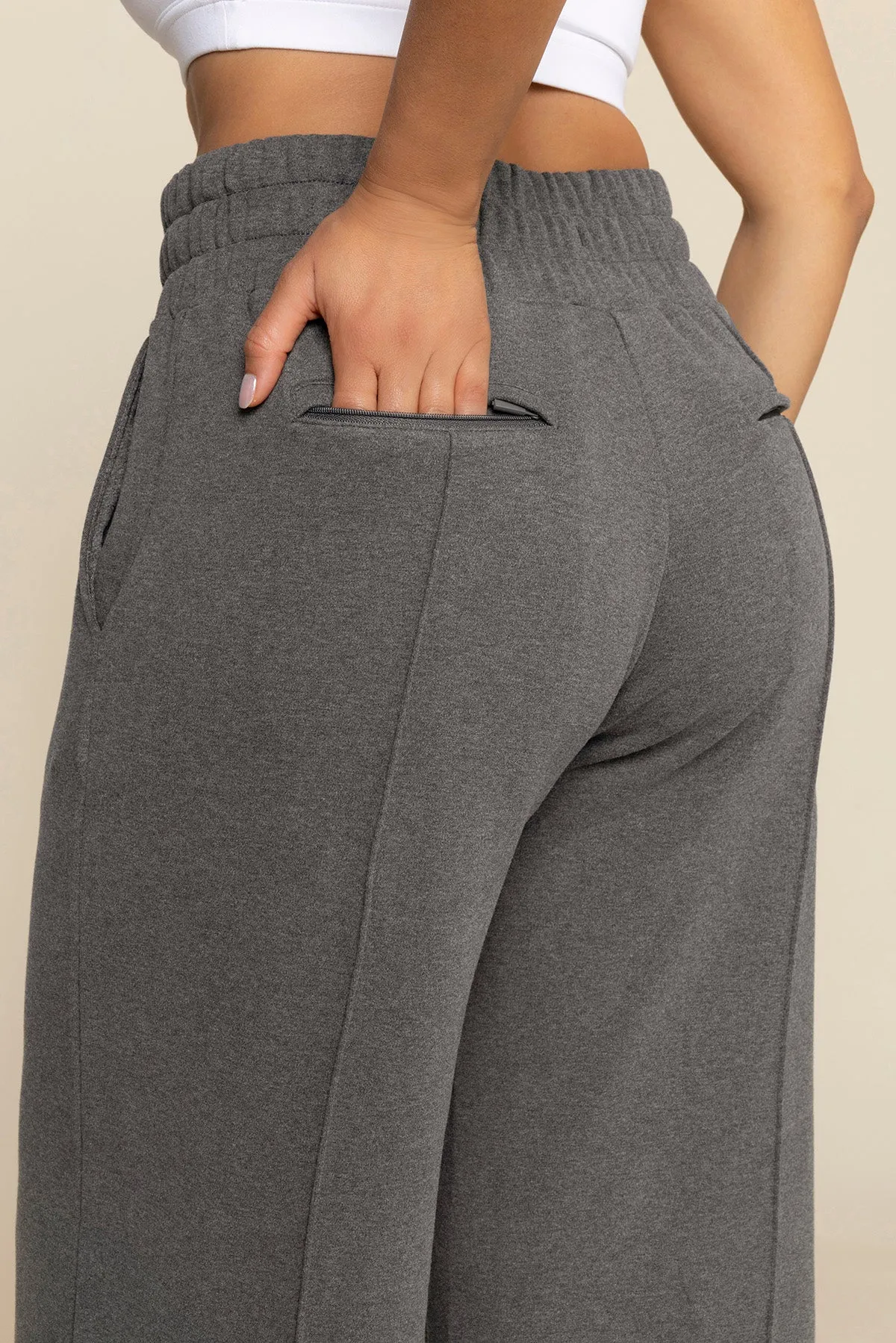 Perfect Plane Pants - Charcoal Heather sold by POPFLEX product image thumbnail 5