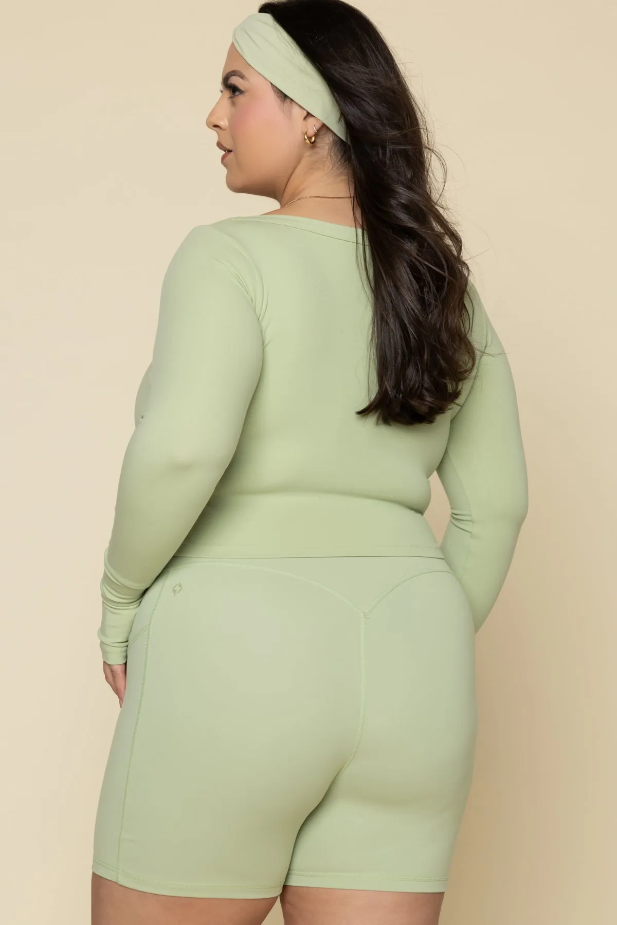 Your Favorite Long Sleeve Reversible Top - Pistachio sold by POPFLEX product image thumbnail 5
