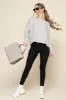 The Perfect Long Sleeve Top - Heather Grey sold by POPFLEX