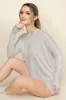 The Perfect Long Sleeve Top - Heather Grey sold by POPFLEX