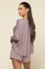 The Perfect Long Sleeve Top - Dusty Mauve sold by POPFLEX