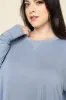 The Perfect Long Sleeve Top - Dusty Blue sold by POPFLEX