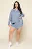 The Perfect Long Sleeve Top - Dusty Blue sold by POPFLEX