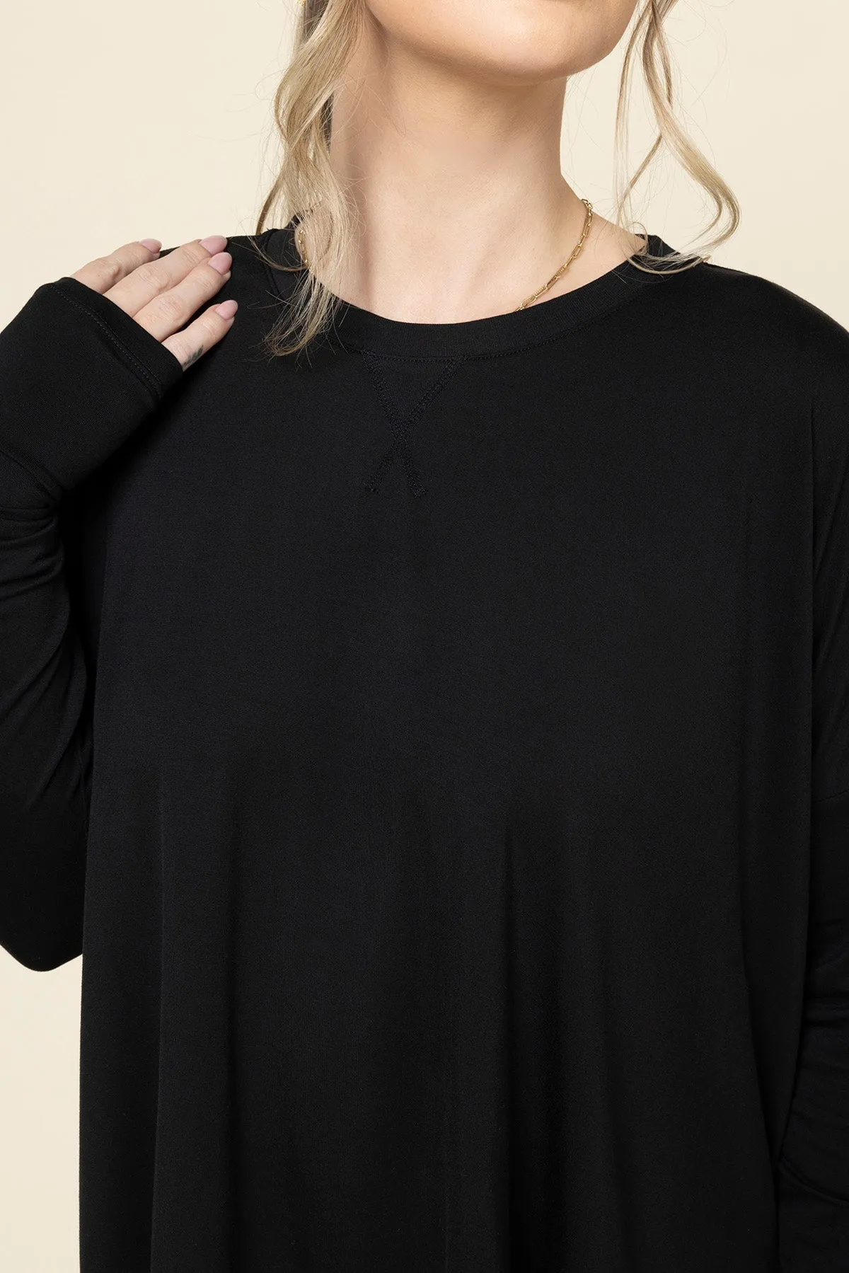 The Perfect Long Sleeve Top - Black sold by POPFLEX product image thumbnail 4