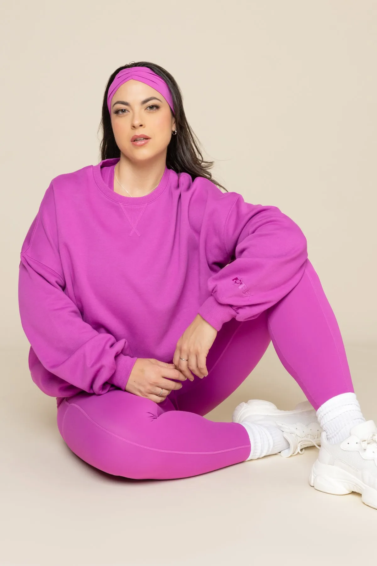 Cloud Crewneck Sweater - Royal Orchid sold by POPFLEX