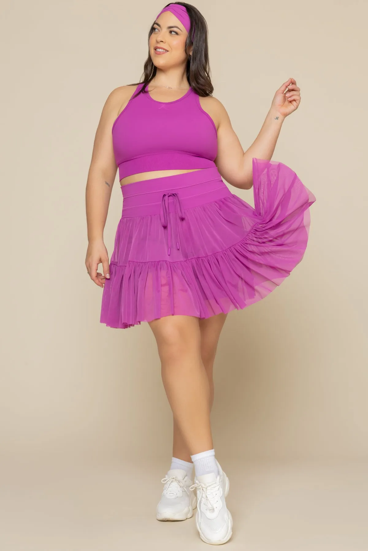 Pirouette Skort - Royal Orchid sold by POPFLEX product image thumbnail 3