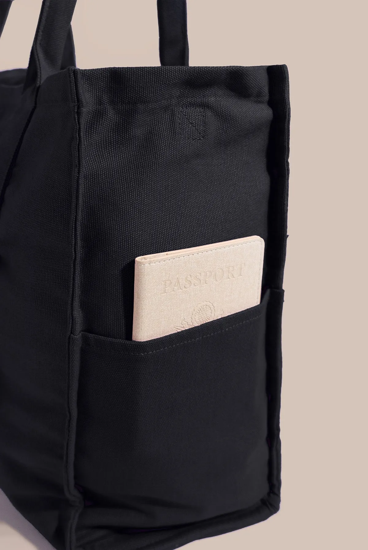 Big Sloane Tote - Black sold by POPFLEX product image thumbnail 3