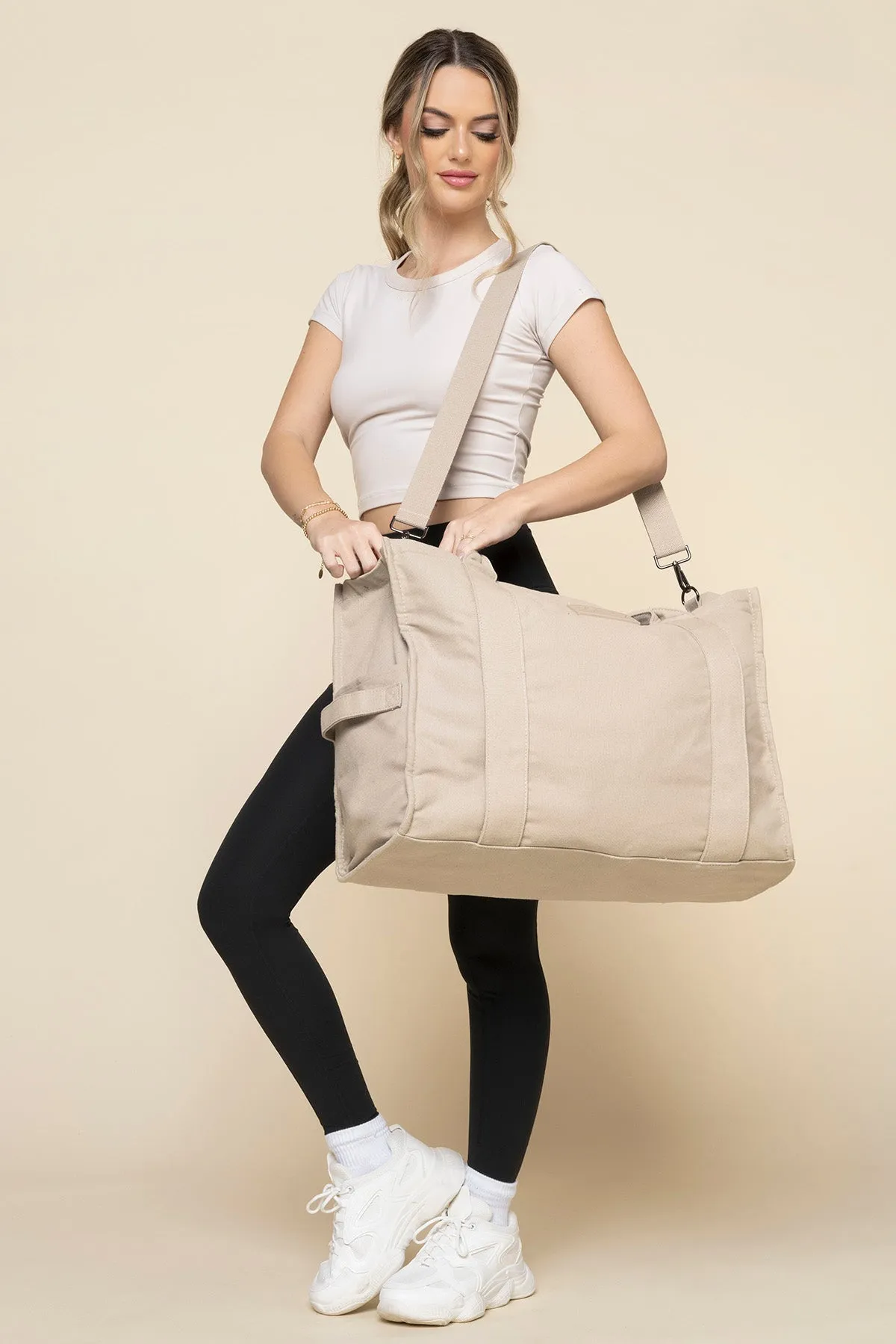Big Sloane Tote - Taupe sold by POPFLEX product image thumbnail 3