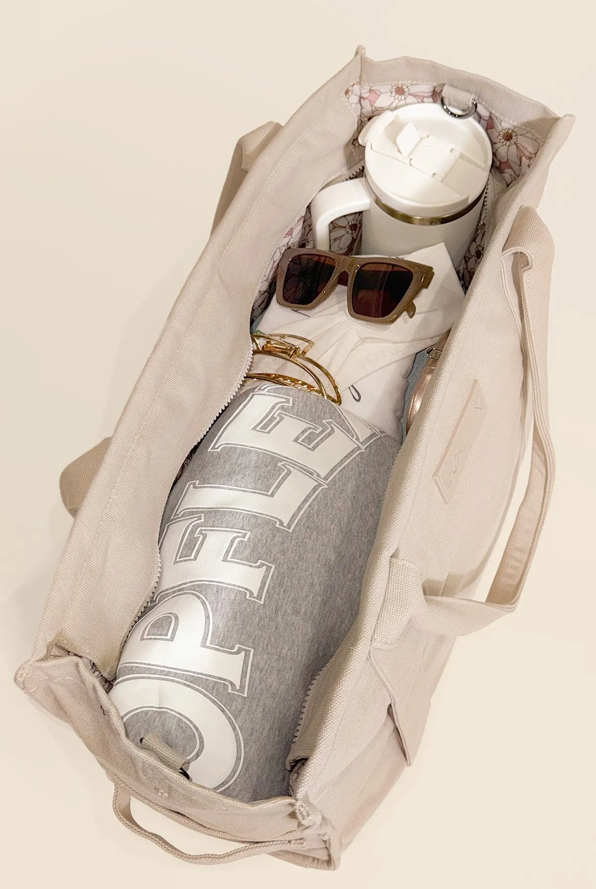 Big Sloane Tote - Taupe sold by POPFLEX product image thumbnail 2