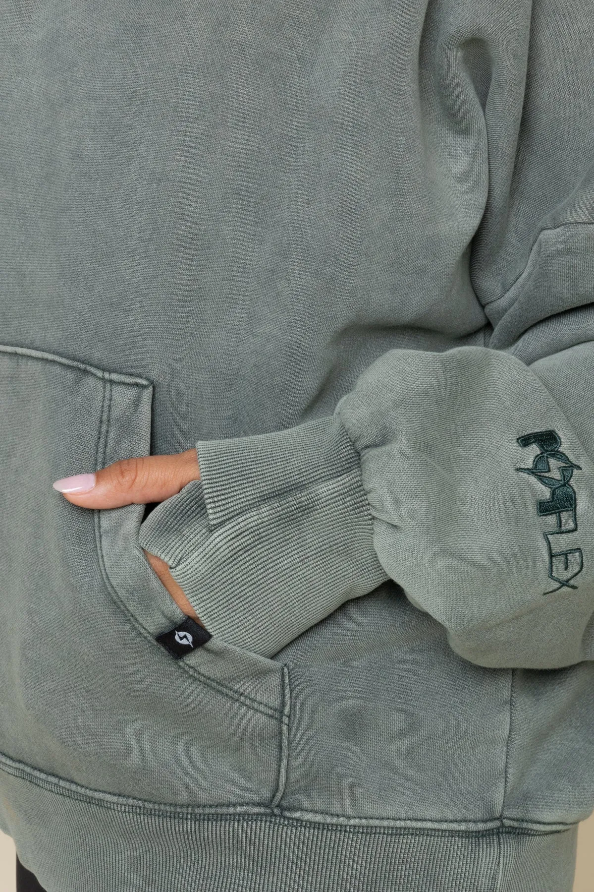 Boxy Boyfriend Hoodie - Vintage Forest Fern sold by POPFLEX product image thumbnail 5