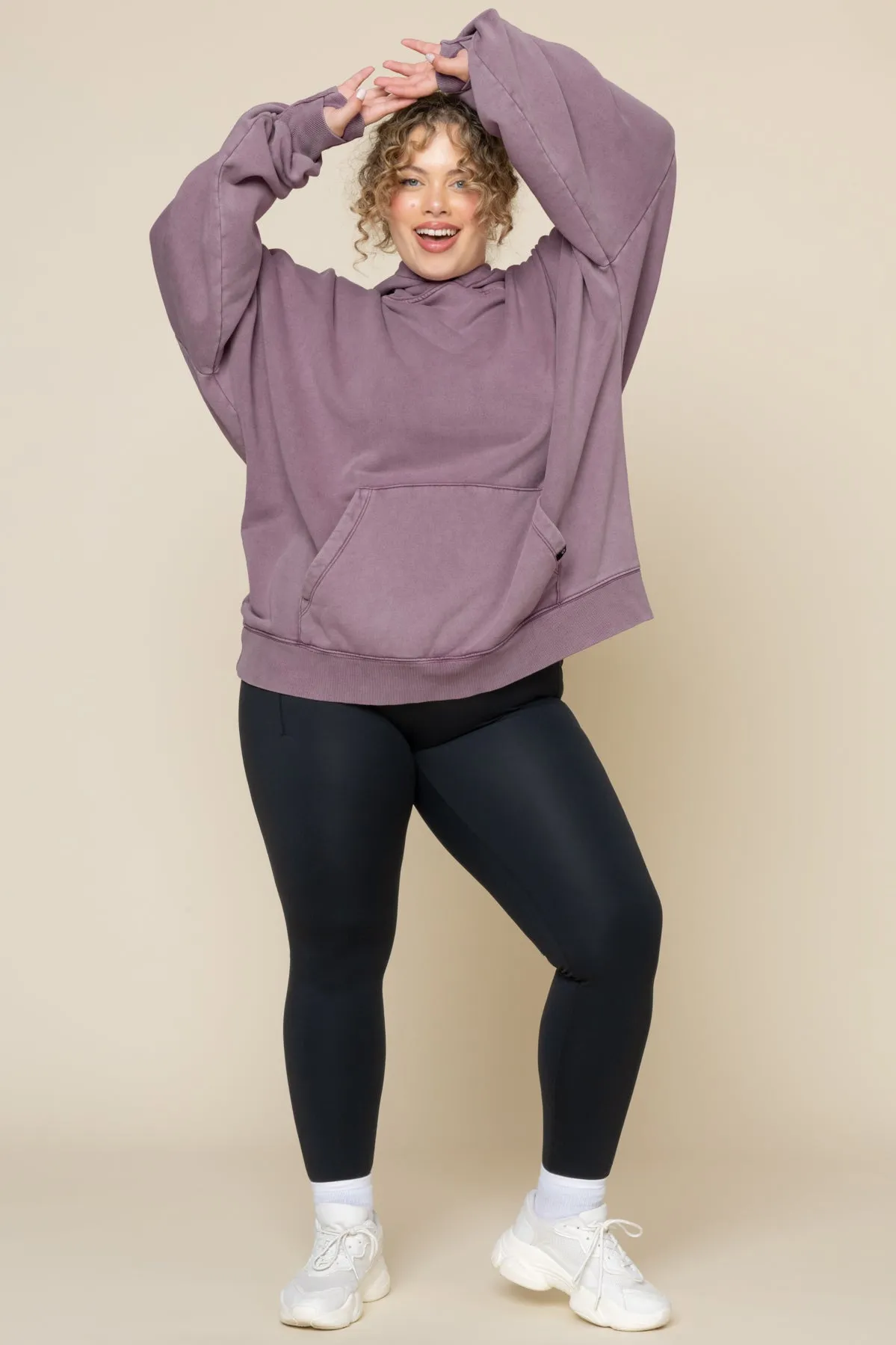 Boxy Boyfriend Hoodie - Vintage Crimson sold by POPFLEX product image thumbnail 4
