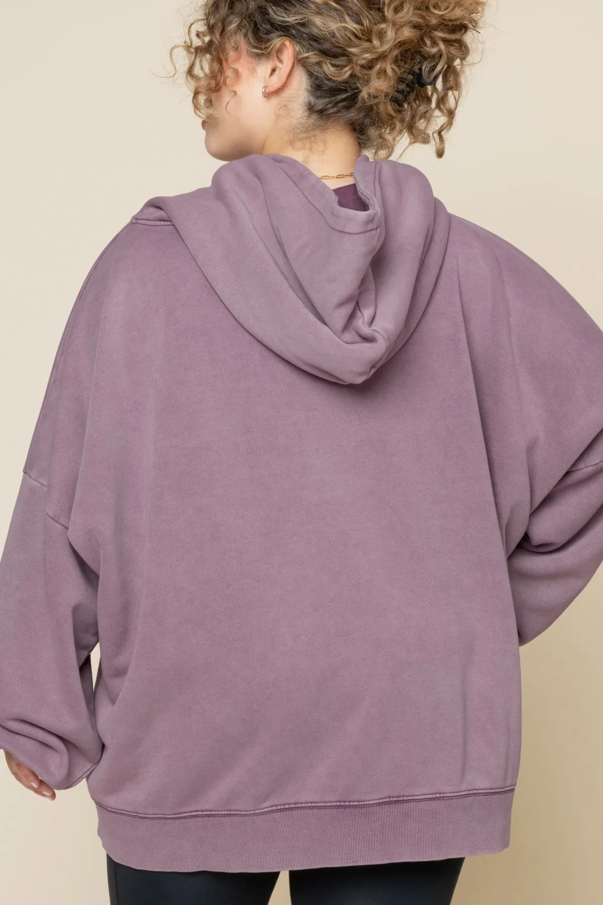Boxy Boyfriend Hoodie - Vintage Crimson sold by POPFLEX product image thumbnail 3