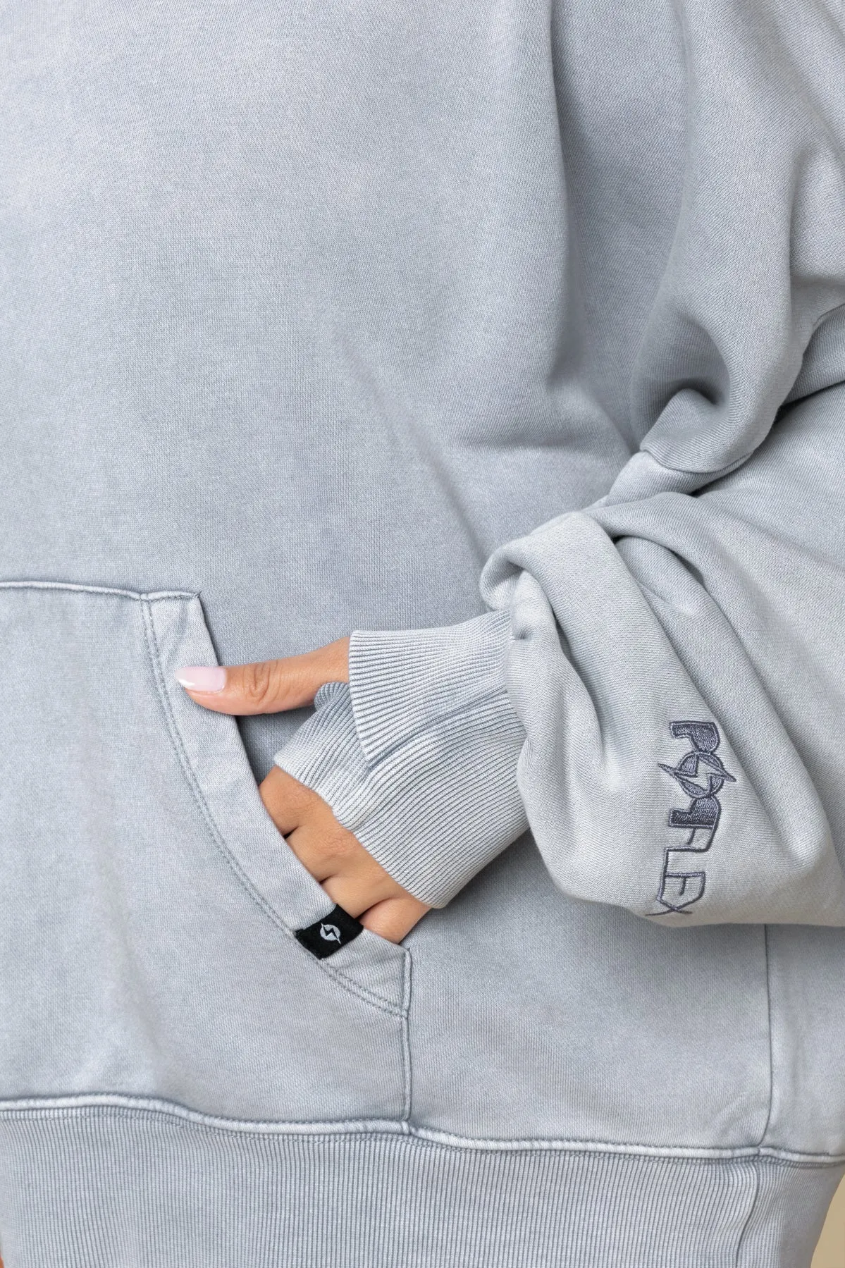 Boxy Boyfriend Hoodie - Vintage Blue Mist sold by POPFLEX product image thumbnail 5