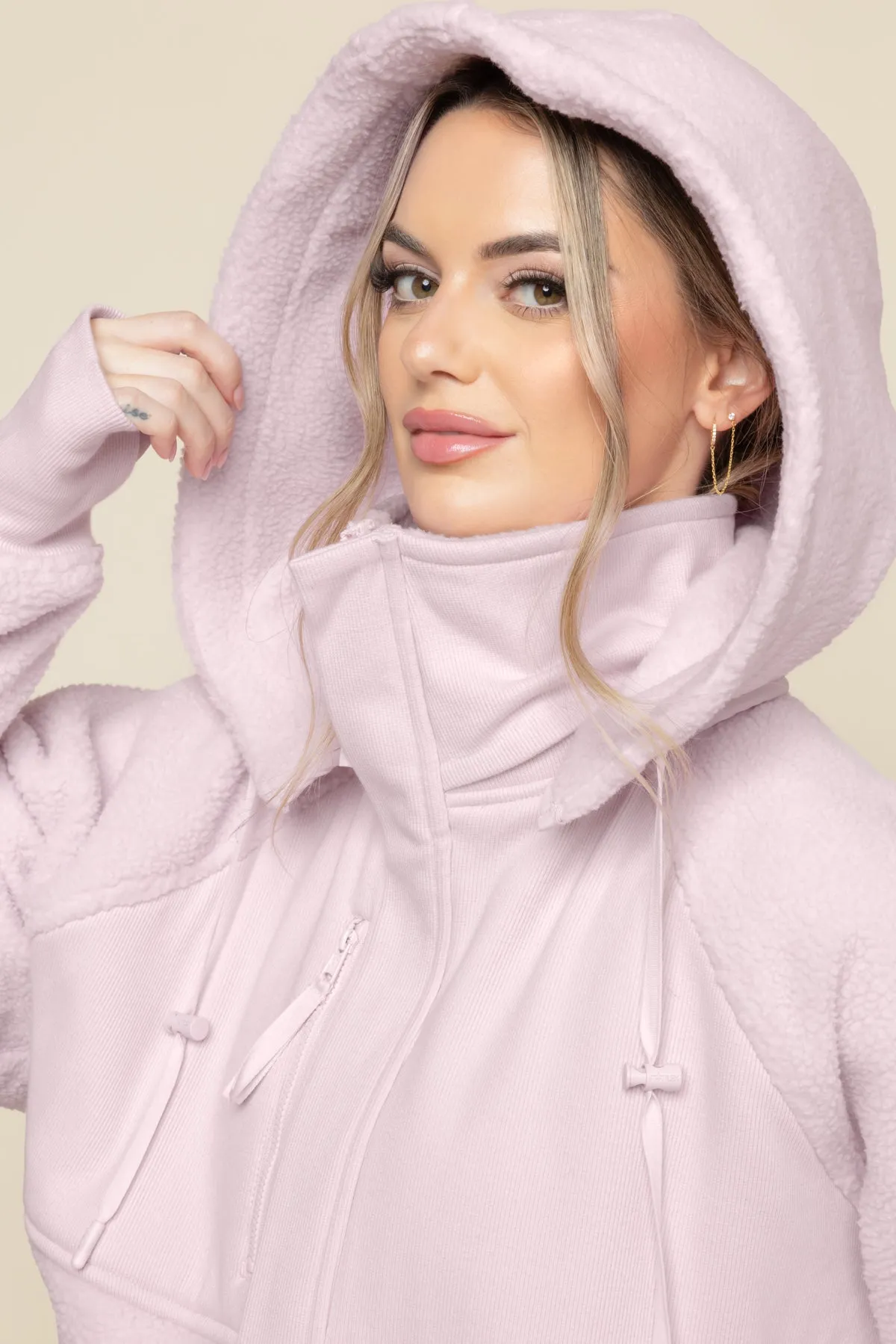 Find Your Inner Fleece Jacket - Soft Lilac sold by POPFLEX product image thumbnail 4