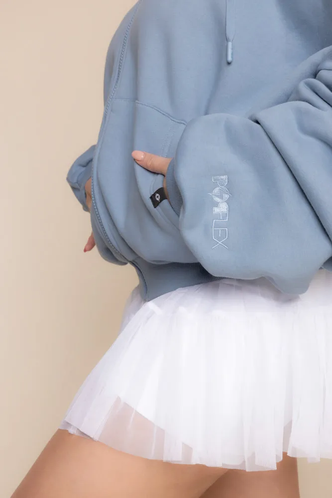 Zip Cloud Hoodie - Blue Storm sold by POPFLEX product image thumbnail 4