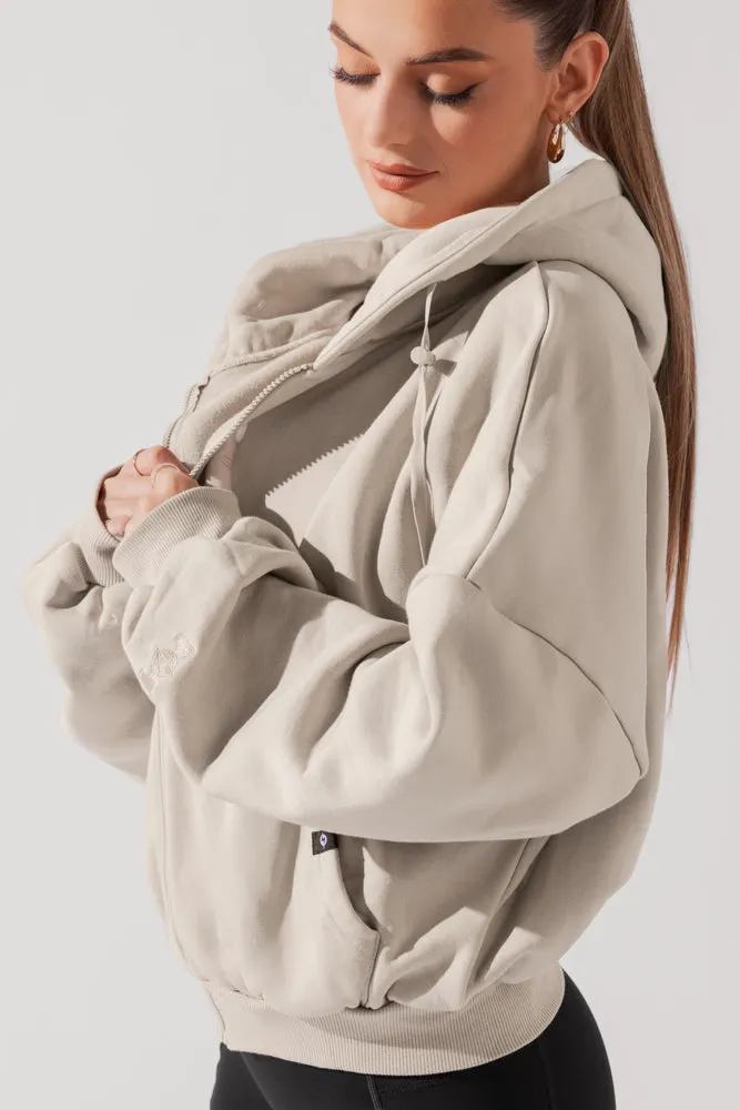 Zip Cloud Hoodie - Seashell sold by POPFLEX product image thumbnail 3
