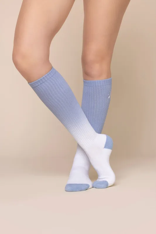 Knee High Socks - Blue Storm sold by POPFLEX