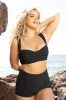 Boardwalk Bombshell Bikini Top - Black Rib sold by POPFLEX