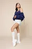 Zip Cloud Hoodie - Sapphire sold by POPFLEX