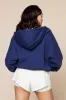 Zip Cloud Hoodie - Sapphire sold by POPFLEX
