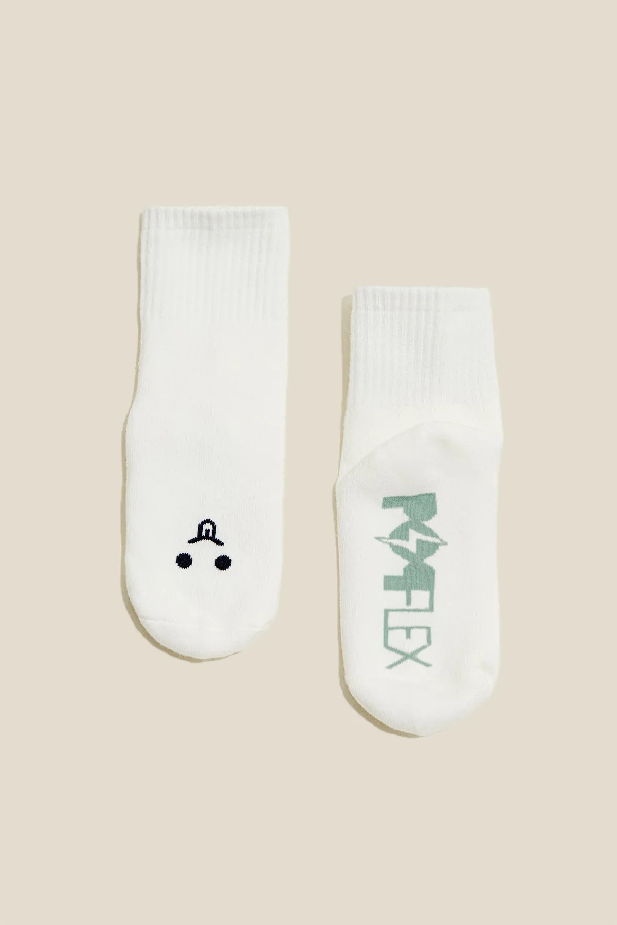 Mixed Emotions Crew Socks - Silly Face sold by POPFLEX product image thumbnail 2