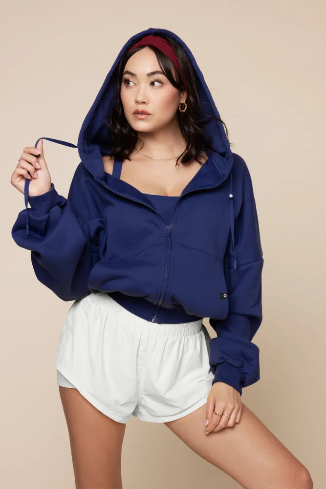 Zip Cloud Hoodie - Sapphire sold by POPFLEX product image thumbnail 5