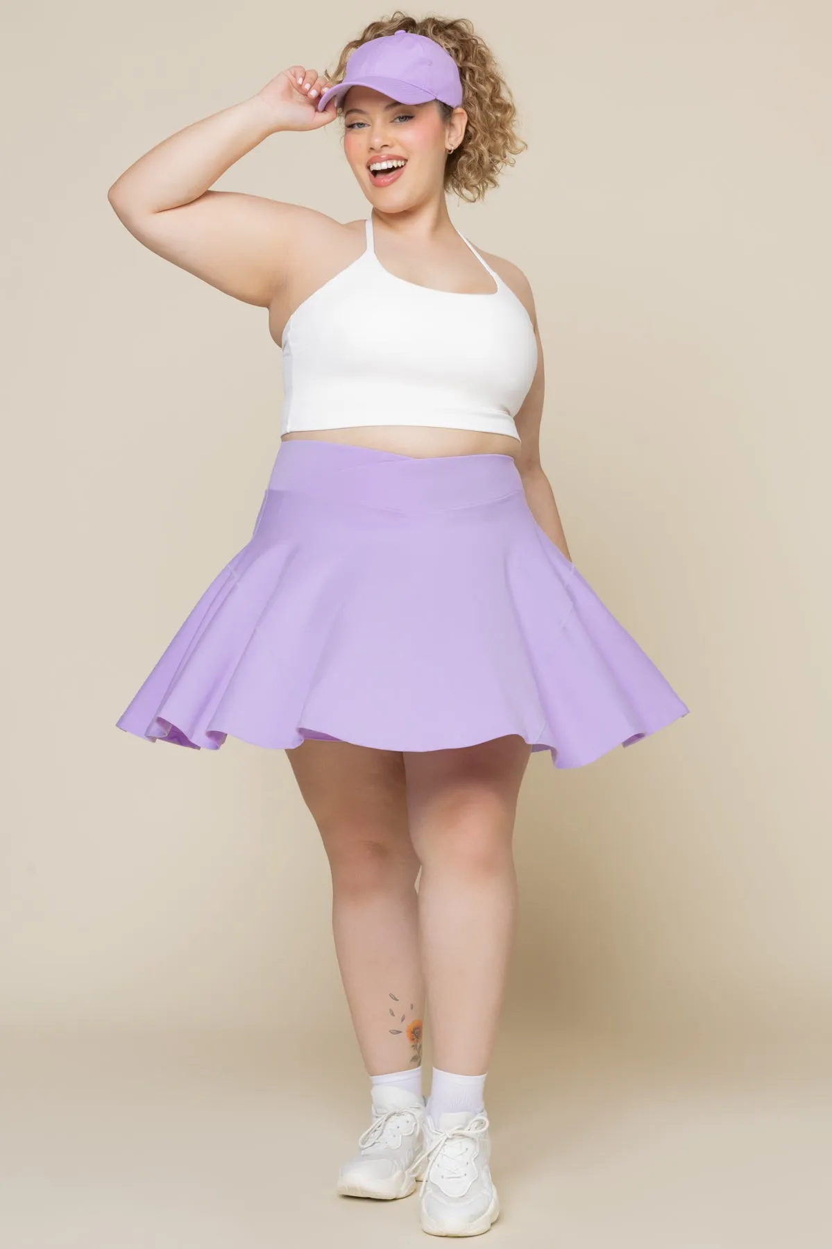 Crisscross Hourglass® Twirl Skort - Digital Lavender sold by POPFLEX product image thumbnail 3