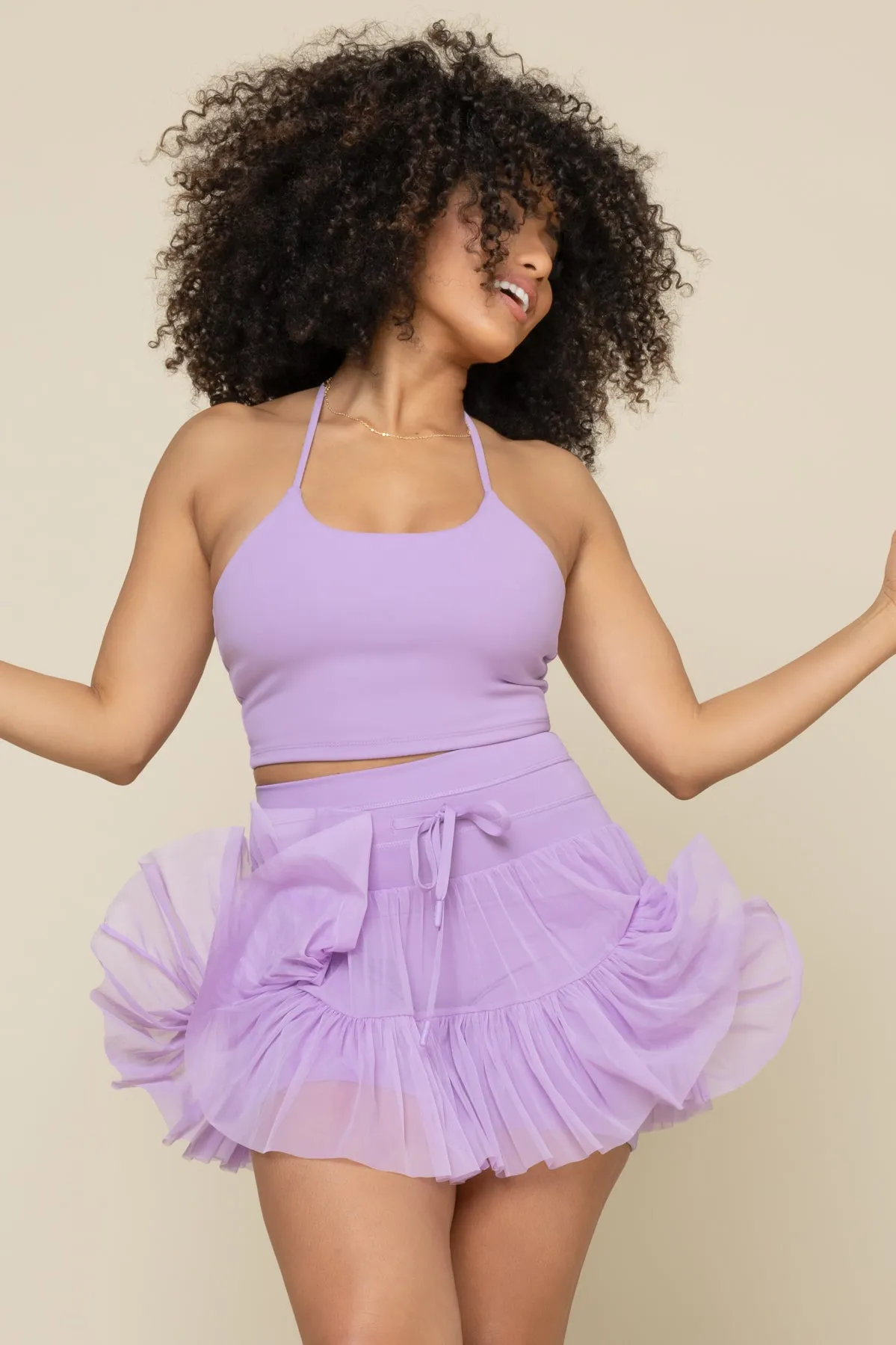 Pirouette Skort - Mystic Purple sold by POPFLEX